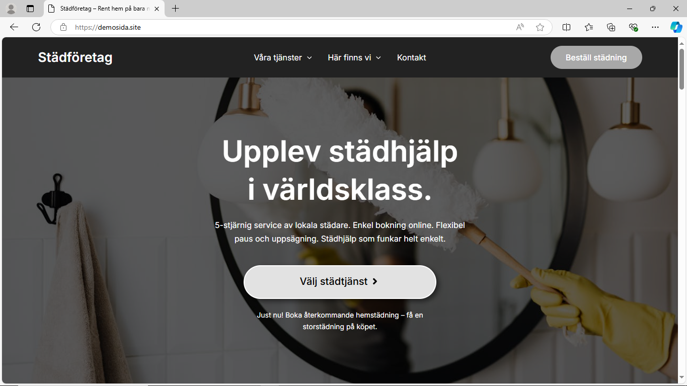 Städföretag Website